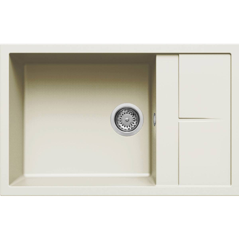 Νεροχύτης κουζίνας UNICO 310 Bianco Antico 62 ELLECI 78x50cm