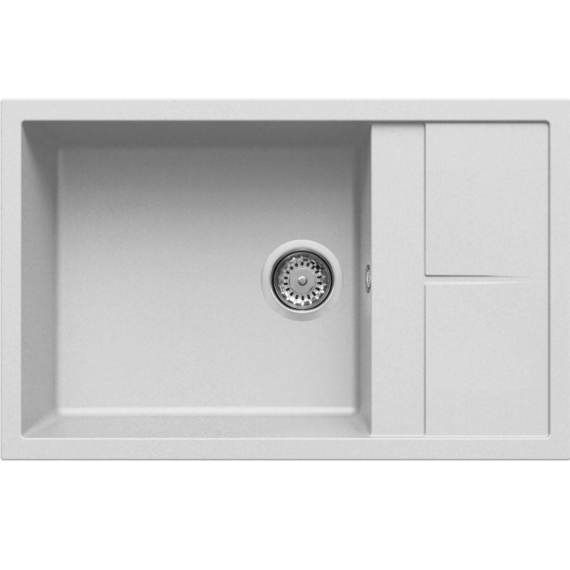 Νεροχύτης κουζίνας UNICO 310 Bianco Titano 68 ELLECI 78x50cm