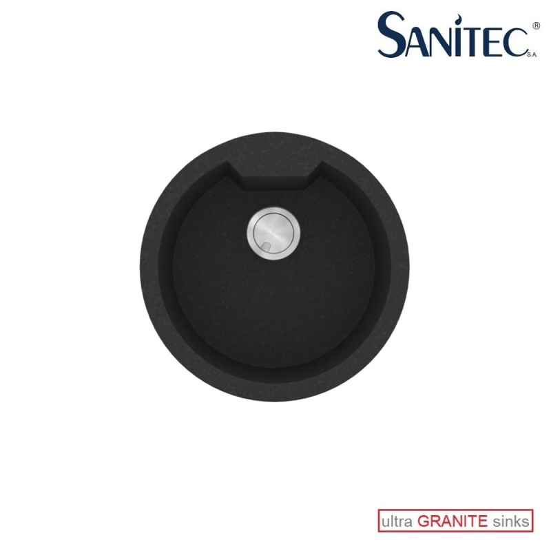 Νεροχύτης Sanitec Ultra Granite 810 Grafite Ø51cm