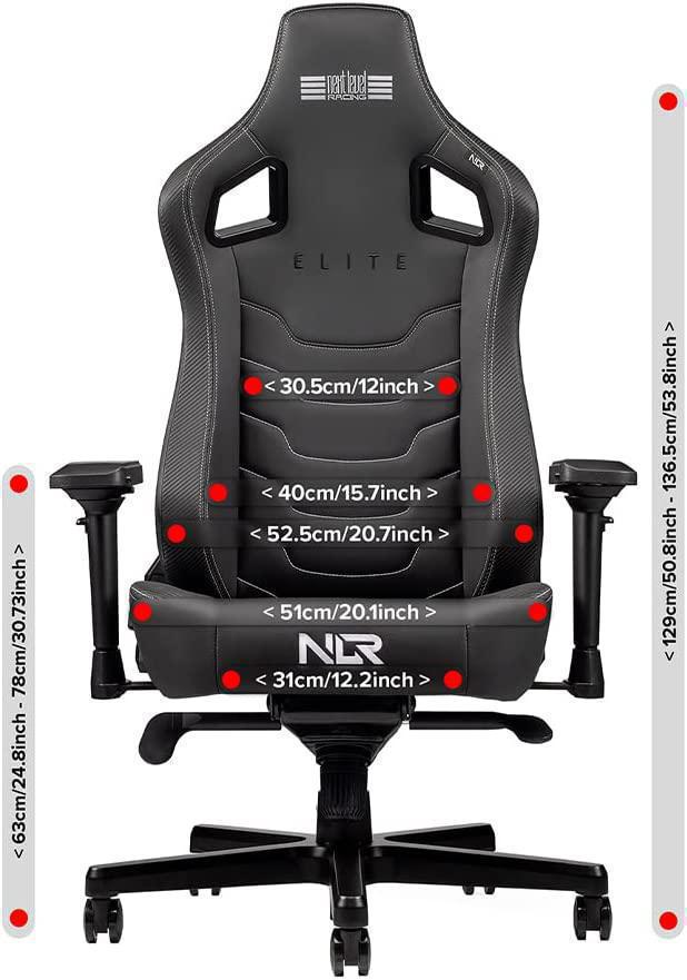 NEXT LEVEL RACING (NLR-G004) ELITE CHAIR BLACK LEATHER EDITION - Image 6