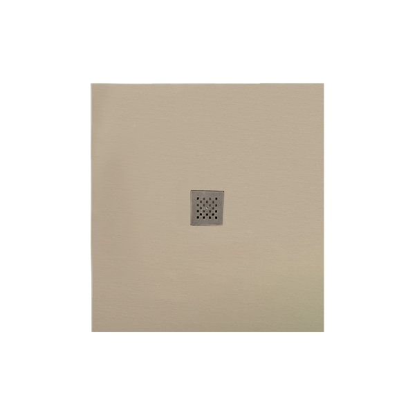 Ντουζιέρα τετράγωνη υψηλής αντοχής CLASSIC Beige KARAG 90x90cm