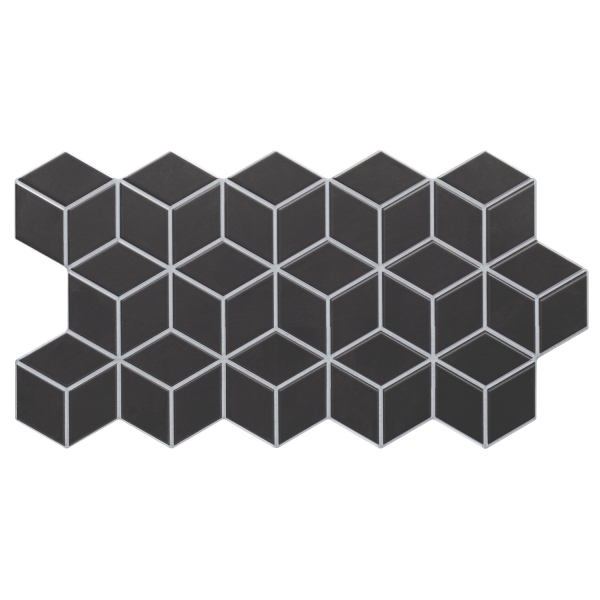 Πλακάκι RHOMBUS Black KARAG 26