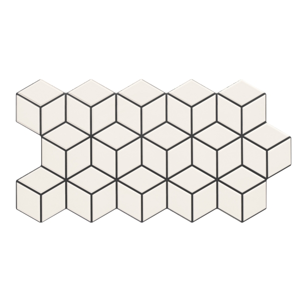 Πλακάκι RHOMBUS Snow KARAG 26