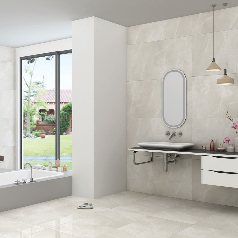 Πλακάκι γρανίτη ARDESIA WHITE High Gloss 60x120cm - Image 2