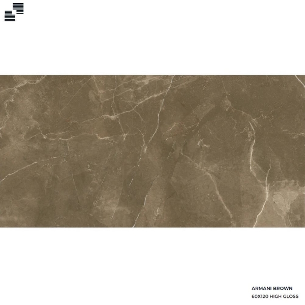 Πλακάκι γρανίτη ARMANI BROWN High Gloss 60x120cm