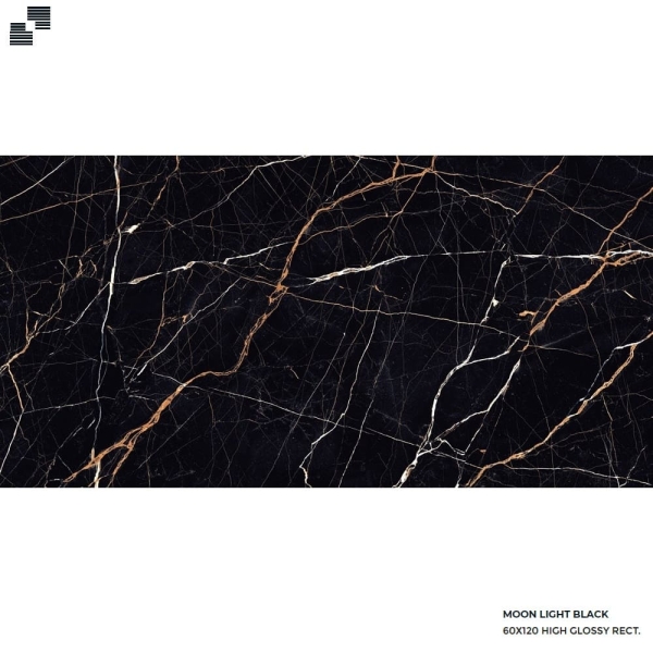 Πλακάκι γρανίτη MOON LIGHT BLACK High Gloss 60x120cm