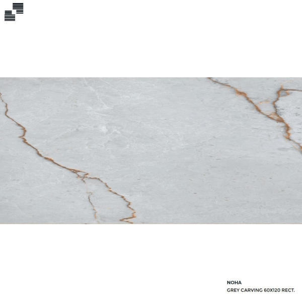 Πλακάκι γρανίτη NOHA Grey Matt Carving 60x120cm