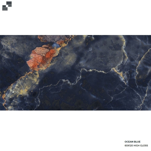 Πλακάκι γρανίτη OCEAN BLUE High Gloss 60x120cm